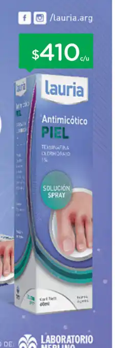 Farmacity Lauria Antimicótico Piel oferta
