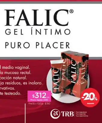 Farmacity Falic Gel Intimo Puro Glacer oferta