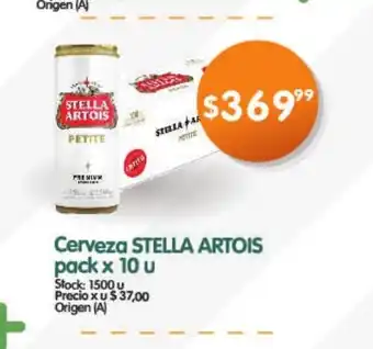 Supermercados Buenos Días Stella Artois Cerveza pack x10u oferta
