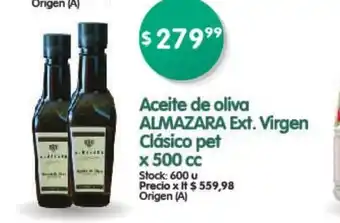 Supermercados Buenos Días Almazara Aceite de oliva Rxt. Virgen Clásico pet x 500cc oferta