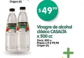 Supermercados Buenos Días Casalta Vinagre de alcohol clásico x 500cc oferta