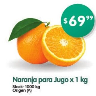 Supermercados Buenos Días Naranja para Jugo x 1kg oferta