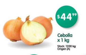 Supermercados Buenos Días Cebolla x 1kg oferta