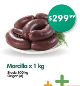 Supermercados Buenos Días Morcilla x 1kg oferta