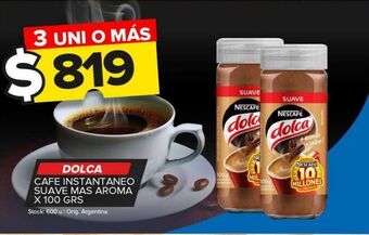 Carrefour Maxi Cafe instantaneo dolca suave mas aroma 100g oferta