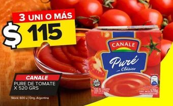 Carrefour Maxi Puré de tomate canale tetra x 520g oferta