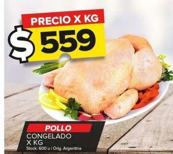 Carrefour Maxi Pollo congelado x kg oferta
