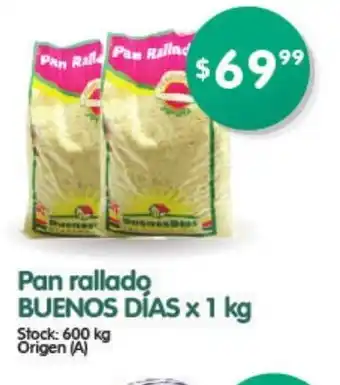 Supermercados Buenos Días Buenod Días Pan rallado x 1kg oferta
