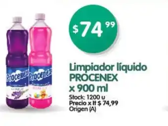 Supermercados Buenos Días Procenex Limpiador liquido x 900ml oferta
