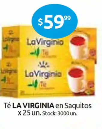 Cordiez La Virginia Té en Saquitos x 25un oferta