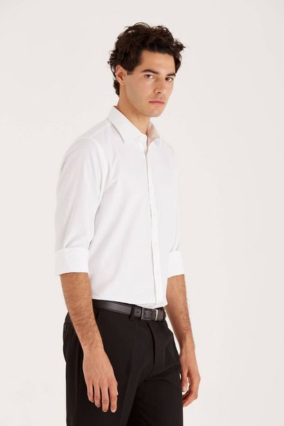 Macowens Camisa ratier blanca oferta