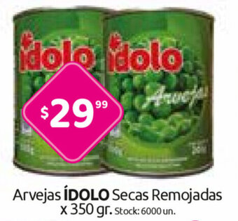 Cordiez Idolo Arvejas Secas Remojadas x 350gr oferta