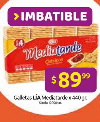Lía Galletas Mediatarde x 440gr