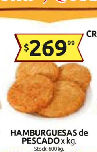 Cordiez Hamburguesas de Pescado x kg oferta