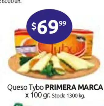 Cordiez Primera Marca Queso Tybo x 100 gr. oferta