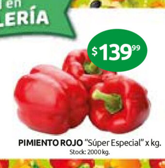 Cordiez Pimiento Rojo "Super Especial" x kg oferta