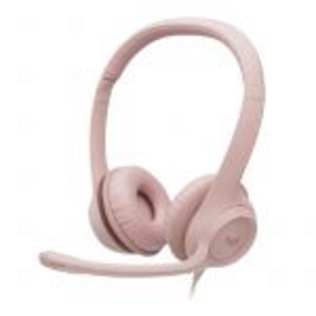 Delta Auriculares logitech h390 usb c/mic white oferta