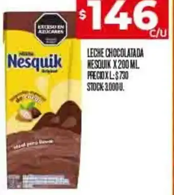 Supermercados DIA LECHE CHOCOLATADA HESQUIK X200 ML oferta