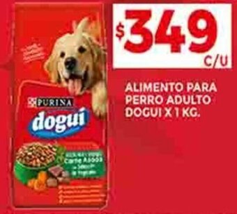 Supermercados DIA ALIMENTO PARA PERRO ADULTO DOGUI X 1 KG. oferta