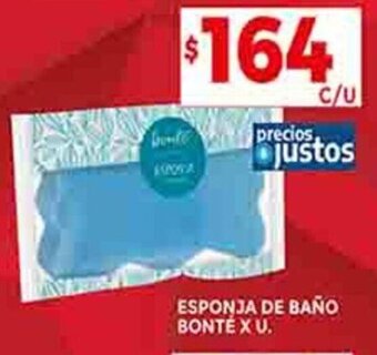 Supermercados DIA ESPONJA DE BAÑO BONTÉ X U. oferta