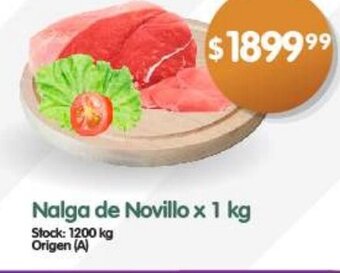 Supermercados Buenos Días Nalga de Novillo x 1 kg oferta