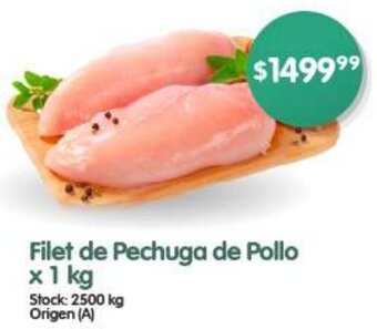 Supermercados Buenos Días Filet de Pechuga de Pollo x 1 kg oferta