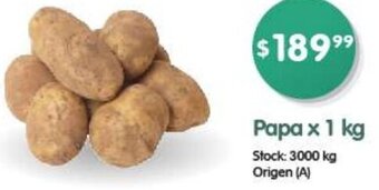 Supermercados Buenos Días Papa x 1 kg oferta
