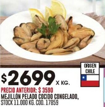 Coto MEJILLON PELADO COCIDO CONGELADO oferta