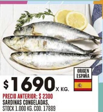 Coto SARDINAS CONGELADAS oferta