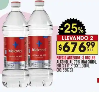Coto ALCOHOL AL 70% 1 Litro oferta