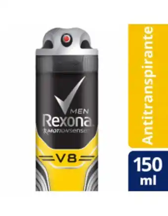 Farmacias Líder Rexona desodorante antitranspirante men v8 en aerosol 150 ml oferta