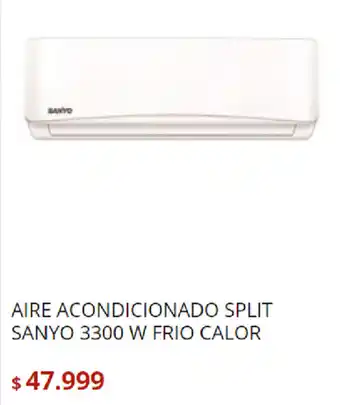 Bringeri Aire Acondicionado Split Sanyo 3300 W Frio Calor oferta