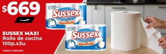 Supermayorista Vital SUSSEX MAXI Rollo de cocina 100p.x3u. oferta