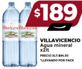 Supermayorista Vital VILLAVICENCIO Agua mineral x2lt oferta