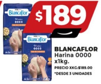 Supermayorista Vital BLANCAFLOR Harina 0000 x1kg. oferta