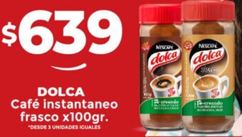 Supermayorista Vital DOLCA Café instantaneo frasco x100gr. oferta