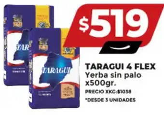 Supermayorista Vital TARAGUI 4 FLEX Yerba sin palo x500gr. oferta