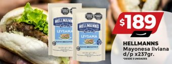 Supermayorista Vital HELLMANNS Mayonesa liviana d/p x237gr. oferta