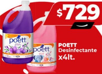 Supermayorista Vital POETT Desinfectante x4lt. oferta