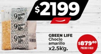 Supermayorista Vital GREEN LIFE Choclo amarillo x2.5kg. oferta
