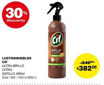 Atomo Conviene LUSTRAMUEBLES CIF 400ml oferta
