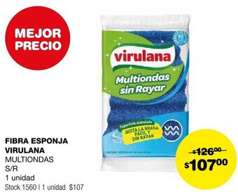 Atomo Conviene FIBRA ESPONJA VIRULANA 1 unidad oferta