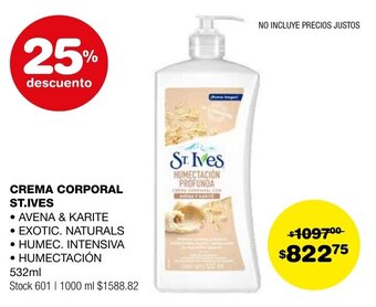 Atomo Conviene CREMA CORPORAL ST.IVES 532ml oferta