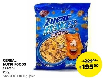 Atomo Conviene CEREAL NUTRI FOODS 200g oferta