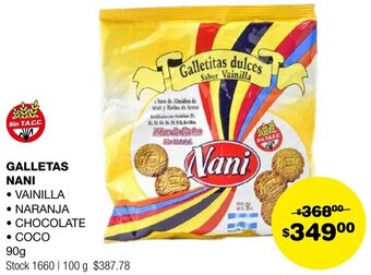 Atomo Conviene GALLETAS NANI 90g oferta