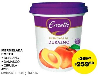 Atomo Conviene MERMELADA EMETH 420g oferta