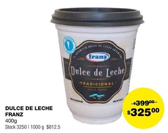 Atomo Conviene DULCE DE LECHE FRANZ 400g oferta