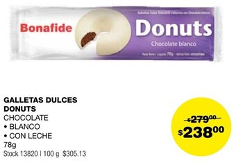 Atomo Conviene GALLETAS DULCES DONUTS 78g oferta