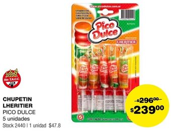 Atomo Conviene CHUPETIN LHERITIER PICO DULCE 5 unidades oferta