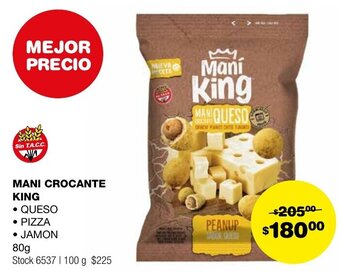 Atomo Conviene MANI CROCANTE KING 80g oferta